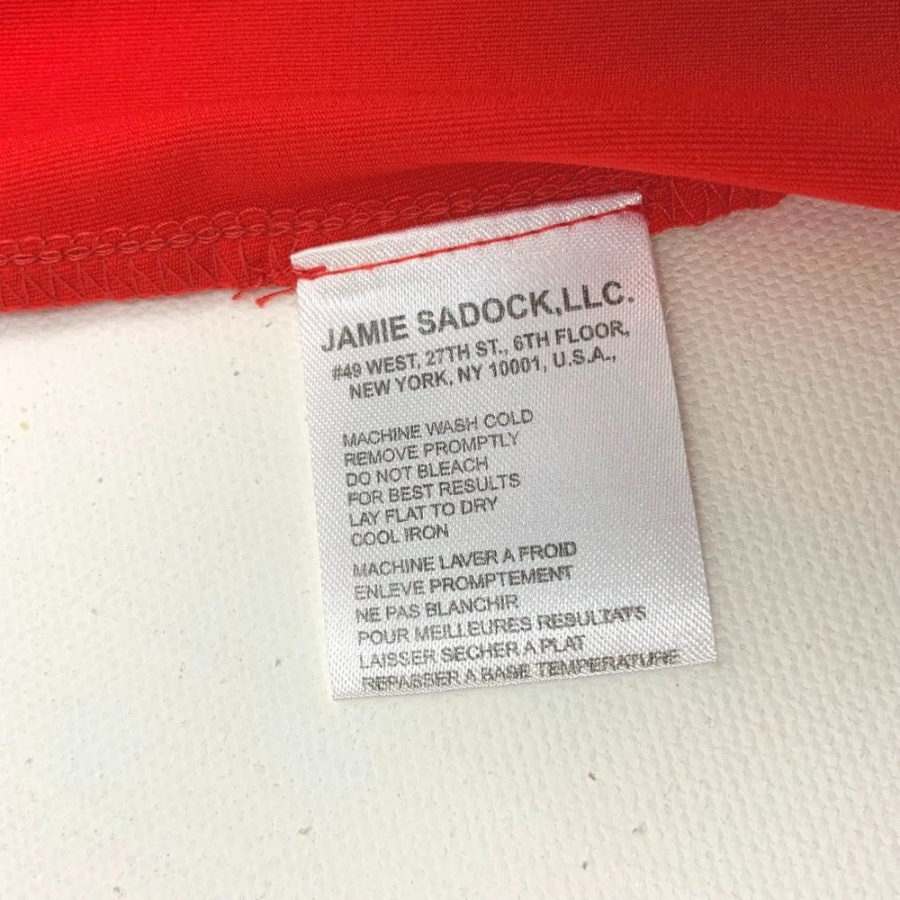 Jamie Sadock Red 1/4 Zip 3/4 Sleeve Golf Top Tee Medium - Picture 11 of 16